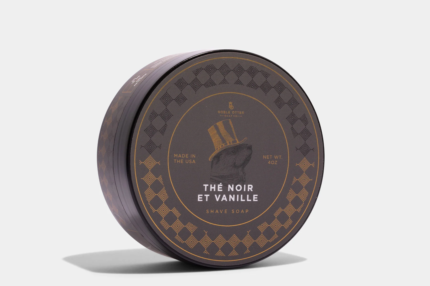 Noble Otter Thé Noir et Vanille Shave Soap