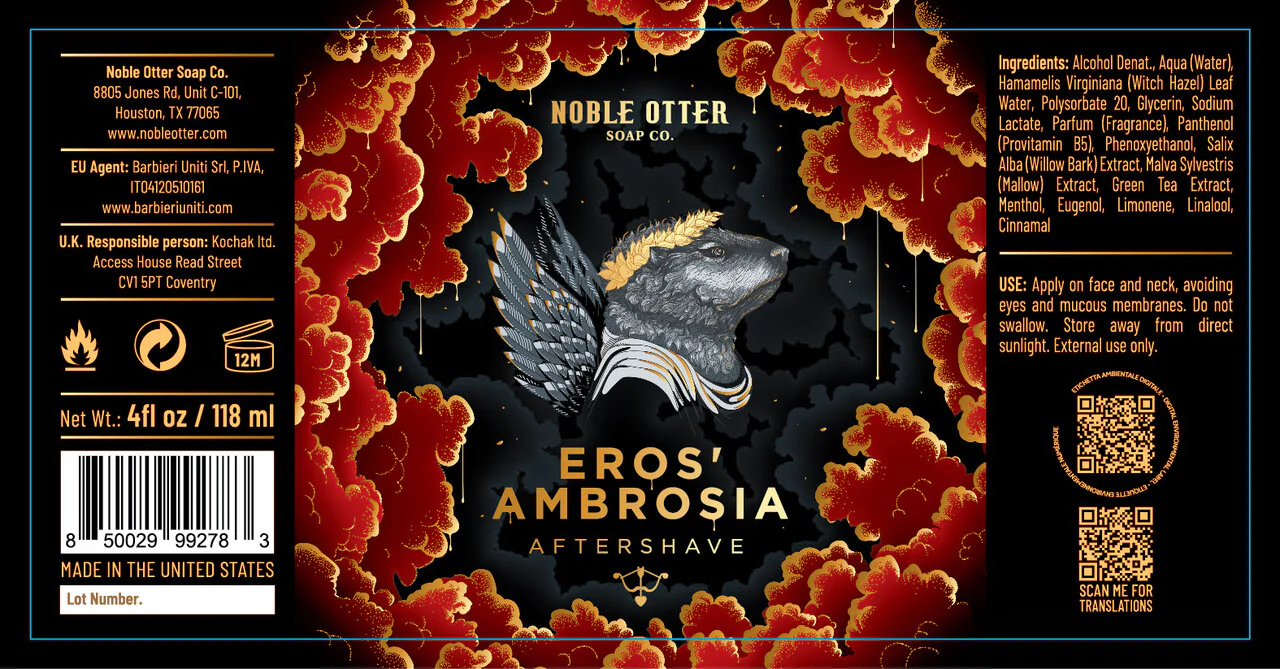 Noble Otter Eros' Ambrosia Aftershave